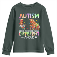 Autism Awareness Giraffe Youth Sweatshirt Seeing The World Differently ASD