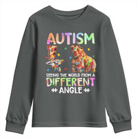 Autism Awareness Giraffe Youth Sweatshirt Seeing The World Differently ASD