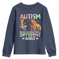 Autism Awareness Giraffe Youth Sweatshirt Seeing The World Differently ASD