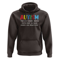 Autism Awareness Hoodie Different Makes You Beautiful ASD Month Support