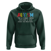 Autism Awareness Hoodie Different Makes You Beautiful ASD Month Support