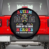 Autism Mom Spare Tire Cover Raising Hero Messy Bun Autism Awareness