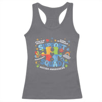Autism Awareness Support Squad Racerback Tank Top