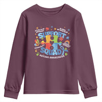 Autism Awareness Support Squad Youth Sweatshirt