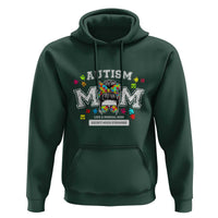 Autism Mom Hoodie Much Stronger Messy Bun ASD Autism Awareness