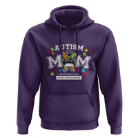 Autism Mom Hoodie Much Stronger Messy Bun ASD Autism Awareness