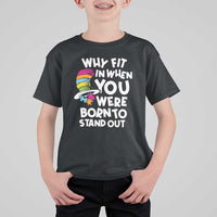 Autism Awareness T Shirt For Kid Why Fit In When You Were Born To Stand Out Autistic Pride