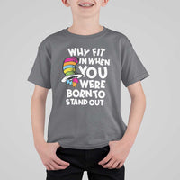Autism Awareness T Shirt For Kid Why Fit In When You Were Born To Stand Out Autistic Pride