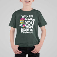 Autism Awareness T Shirt For Kid Why Fit In When You Were Born To Stand Out Autistic Pride