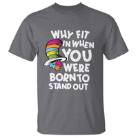 Autism Awareness T Shirt Why Fit In When You Were Born To Stand Out Autistic Pride