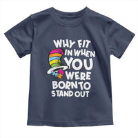 Autism Awareness Toddler T Shirt Why Fit In When You Were Born To Stand Out Autistic Pride