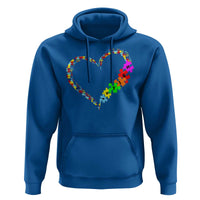 Autism Awareness Love Heart Puzzle Piece Hoodie