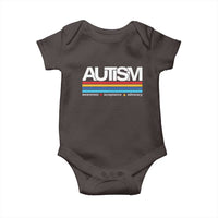 Retro Autism Awareness Acceptance Baby Onesie
