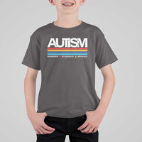 Retro Autism Awareness Acceptance T Shirt For Kid