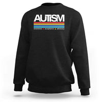 Retro Autism Awareness Acceptance Sweatshirt