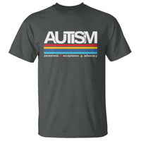 Retro Autism Awareness Acceptance T Shirt