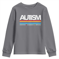 Retro Autism Awareness Acceptance Youth Sweatshirt