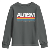 Retro Autism Awareness Acceptance Youth Sweatshirt