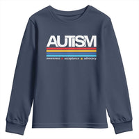 Retro Autism Awareness Acceptance Youth Sweatshirt