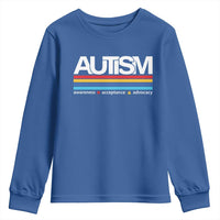 Retro Autism Awareness Acceptance Youth Sweatshirt