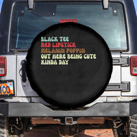 Melanin Poppin Black Girl Pride Spare Tire Cover Funny Juneteenth Saying Afro Black Women Queen