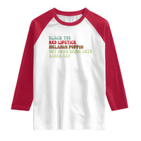 Melanin Poppin Black Girl Pride Raglan Shirt Funny Juneteenth Saying Afro Black Women Queen