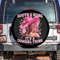 Boots and Bling Its A Cowgirl Thing Western Cowgirl Spare Tire Cover