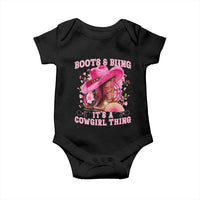 Boots and Bling Its A Cowgirl Thing Western Cowgirl Baby Onesie