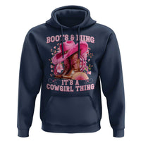Boots and Bling Its A Cowgirl Thing Western Cowgirl Hoodie