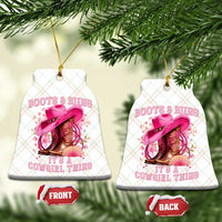 Boots and Bling Its A Cowgirl Thing Western Cowgirl Ceramic Ornament
