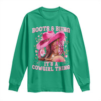 Boots and Bling Its A Cowgirl Thing Western Cowgirl Long Sleeve Shirt
