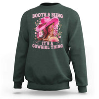 Boots and Bling Its A Cowgirl Thing Western Cowgirl Sweatshirt
