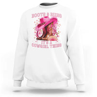 Boots and Bling Its A Cowgirl Thing Western Cowgirl Sweatshirt