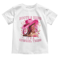 Boots and Bling Its A Cowgirl Thing Western Cowgirl Toddler T Shirt