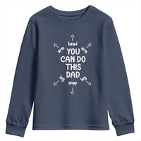 You Can Do This Dad Youth Sweatshirt Annoucement Baby Shower First Fathers Day Gifts