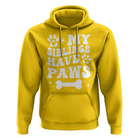 Protected By Dog Hoodie My Siblings Have Paws Baby Shower Gift