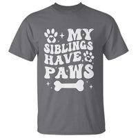 Protected By Dog T Shirt My Siblings Have Paws Baby Shower Gift