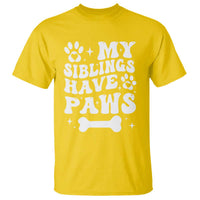 Protected By Dog T Shirt My Siblings Have Paws Baby Shower Gift