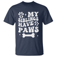 Protected By Dog T Shirt My Siblings Have Paws Baby Shower Gift
