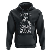 Daddy's Drinking Buddy Hoodie Funny Baby Shower Infants Outfit Newborn Gift