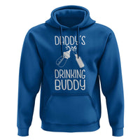 Daddy's Drinking Buddy Hoodie Funny Baby Shower Infants Outfit Newborn Gift