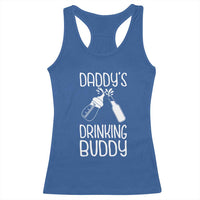 Daddy's Drinking Buddy Racerback Tank Top Funny Baby Shower Infants Outfit Newborn Gift