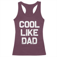 Cool Like Dad Racerback Tank Top Funny Newborn Gift Baby Shower