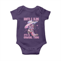 Boots and Bling Its A Cowgirl Thing Baby Onesie