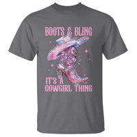 Boots and Bling Its A Cowgirl Thing T Shirt
