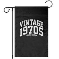 Vintage 1970s Limited Edition Garden Flag Vintage Varsity Funny Cool 1970 Theme