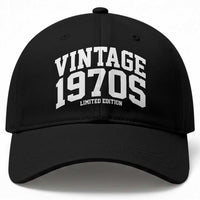 Vintage 1970s Limited Edition Baseball Cap Vintage Varsity Funny Cool 1970 Theme