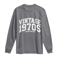 Vintage 1970s Limited Edition Long Sleeve Shirt Vintage Varsity Funny Cool 1970 Theme