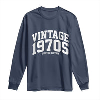 Vintage 1970s Limited Edition Long Sleeve Shirt Vintage Varsity Funny Cool 1970 Theme