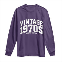 Vintage 1970s Limited Edition Long Sleeve Shirt Vintage Varsity Funny Cool 1970 Theme